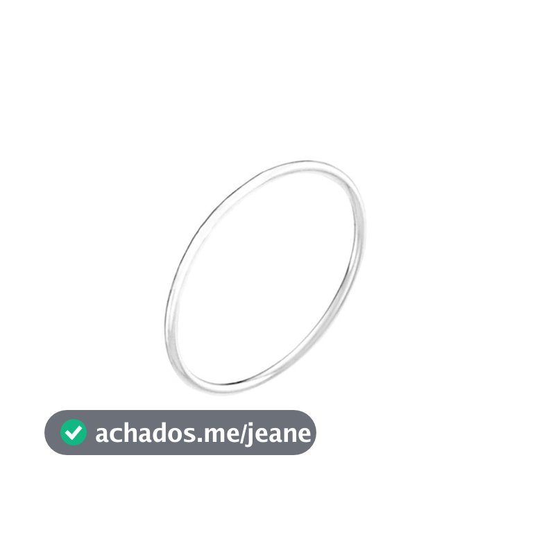 Anel De Prata 925 Legítima Aliança Lisa Delicada Feminino