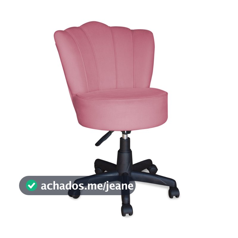 Cadeira Pétala Mocho para Estética Veludo Premium