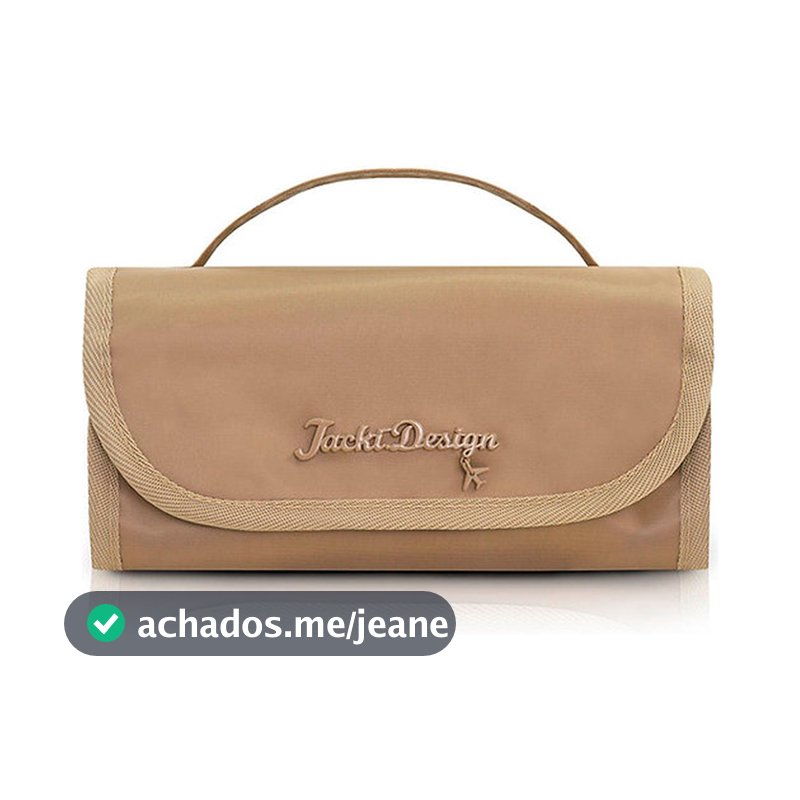 Necessaire Rocambole Premium - Bolsa Compacta para Viagem Jacki Design