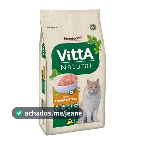Premier Vitta Natural para gatos castrados sabor frango 10kg
