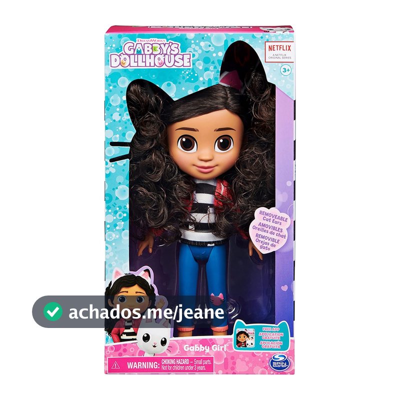 Boneca Gabby Dollhouse Orelhas de Gato Sunny 3065