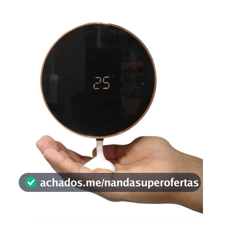 Saboneteira Sabão Automática Recarregável Dispensador Espuma