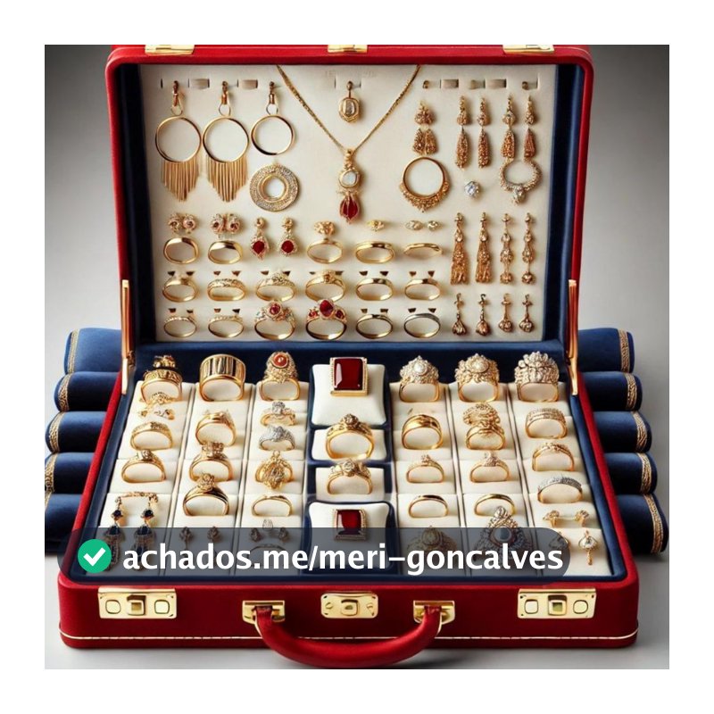 Kit Semi Joias 150 pçs Colar Brincos Anel Folheados Revenda DOURADO e PRATA Feminino