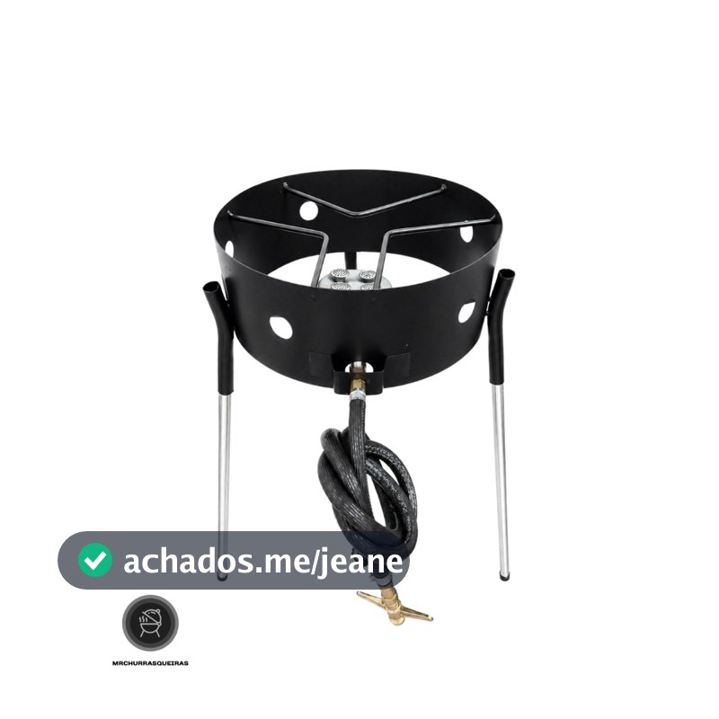 Promoção  Fogareiro Alta Pressão A Gás 4 Caulim Ótimo P/ Disco De Arado E Tacho