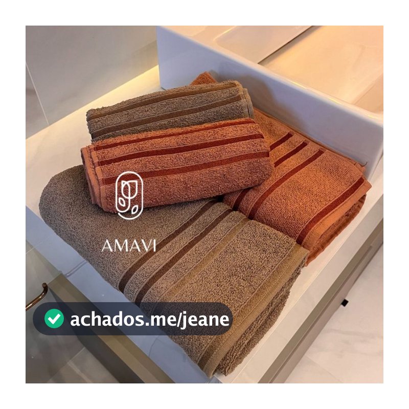 Jogo/Kit 2 Toalhas de Banho + 2 Toalhas de Rosto Macia Felpuda Alta Absorção 100% Algodão 470g/m²