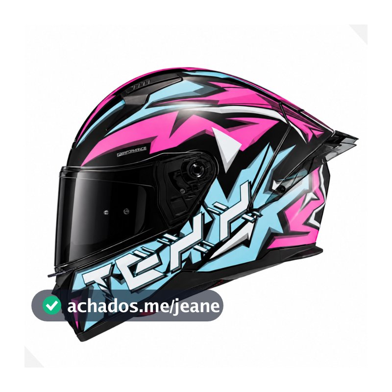 Capacete Moto Texx Raptor Genesis Viseira Fumê Fechado Masculino Feminino