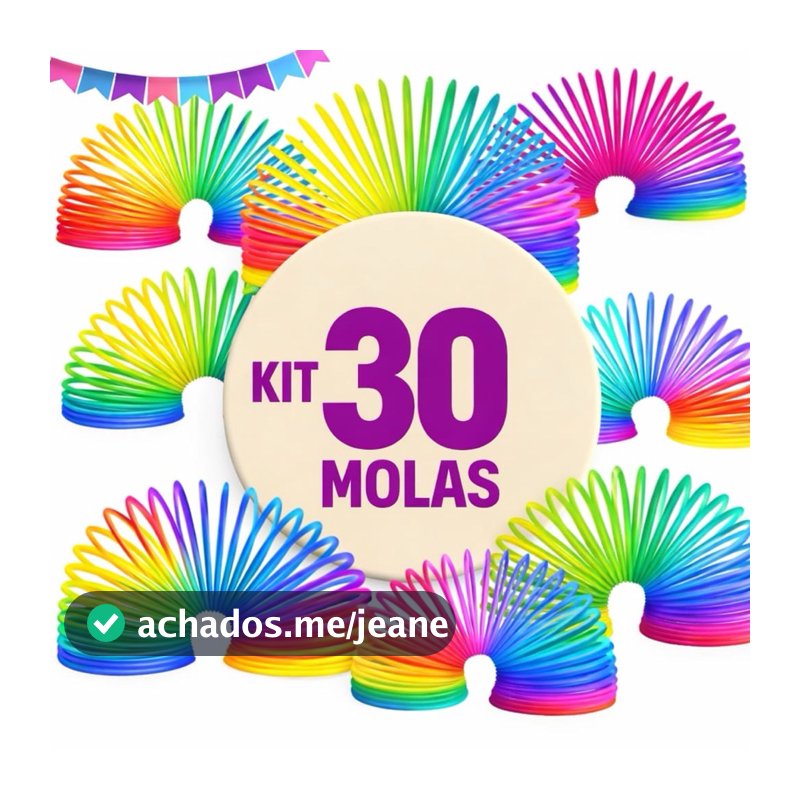 Kit 30/20/10/5 mola maluca colorida infantil aniversário lembrancinha festa 5-10-20-30 unid