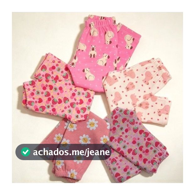 kit  calça  legging infantil para meninas do tamanho 2 ao 12,  estampas lindas sempre