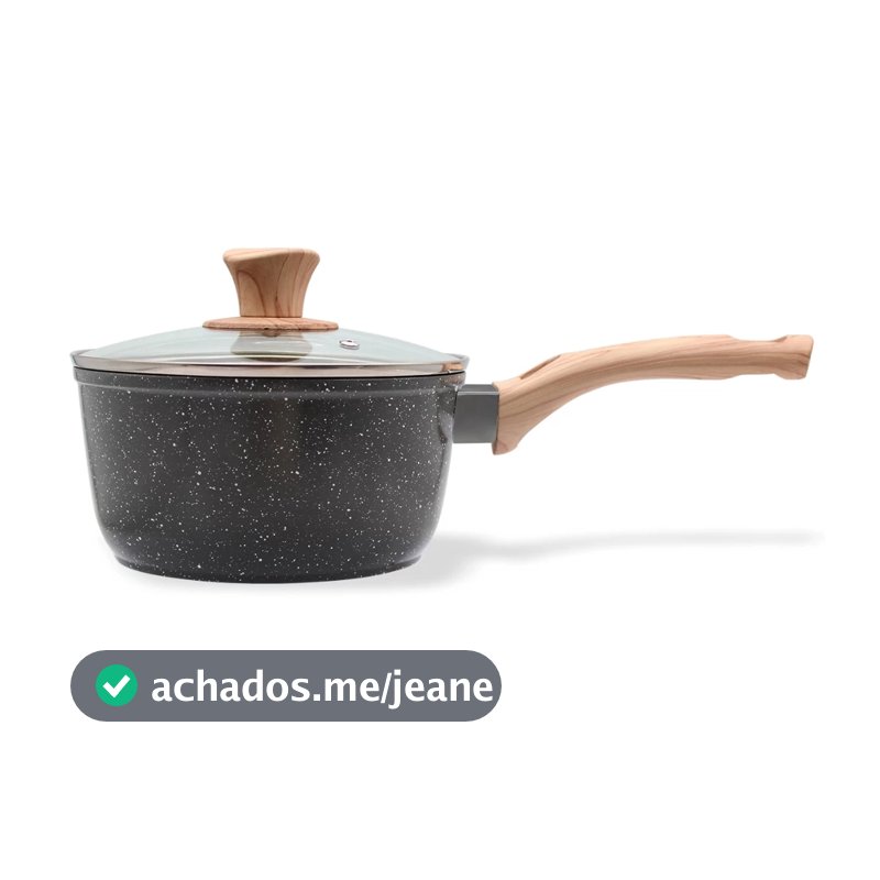 Panela Indução 1,75L Cerâmica Fundo-triplo Revestimento Antiaderente