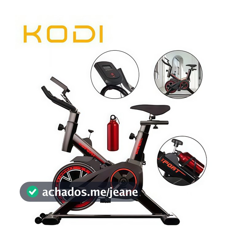 Bicicleta Bike Ergometrica Spinning Academia Fitness Profissional Spinning Roda 100kg-120kg-V3