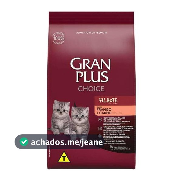 Ração GranPlus GT Choice Filhote 10,1Kg