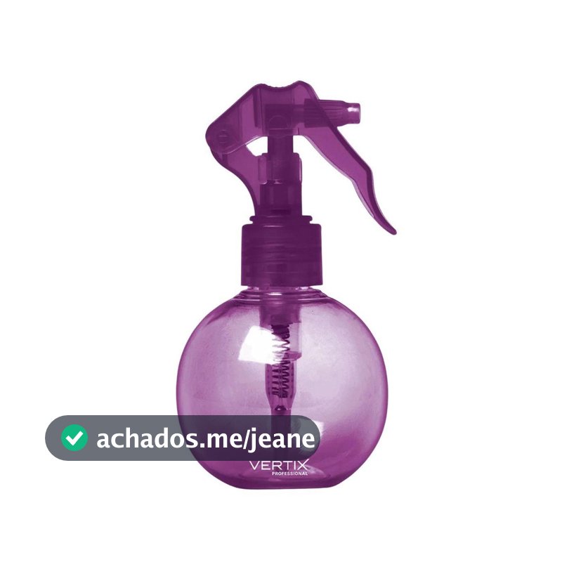 BORRIFADOR PLÁSTICO VERTIX BOLA SALON SPRAY ROXO 150ML CÓD.3022