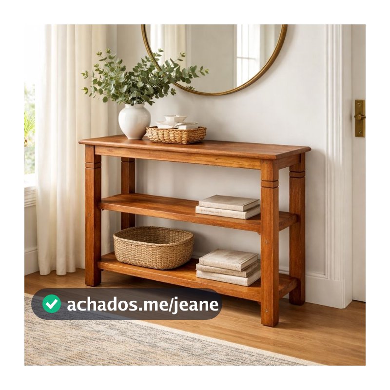 mesa aparador bancada sapateira madeira Demolição angelim multi uso 70cm ou 1 metro