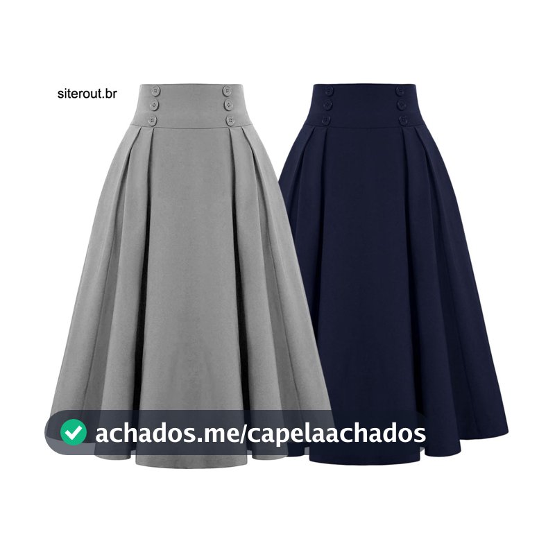 Women's skirts are designed with an A-line silhouette to outline your perfect figure