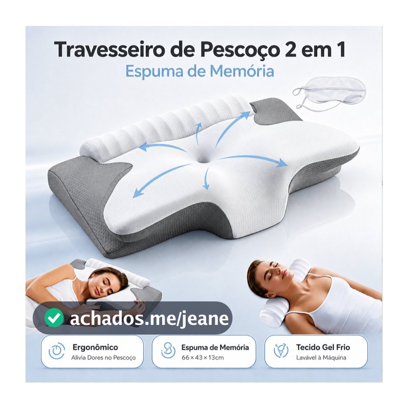2em1 Travesseiro Ortopedico E Cervical Travesseiro Ajustável Combing The pain In Column, Headaches