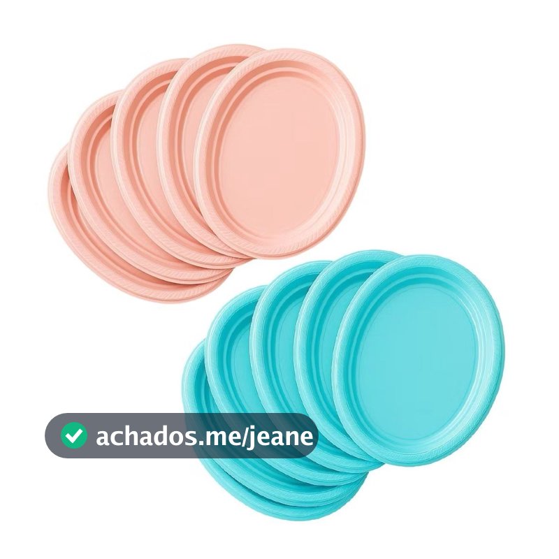 Kit 25 Bandejas Descartáveis Para Buffet Aniversários Festa Eventos Doces Salgados Chá Revelação