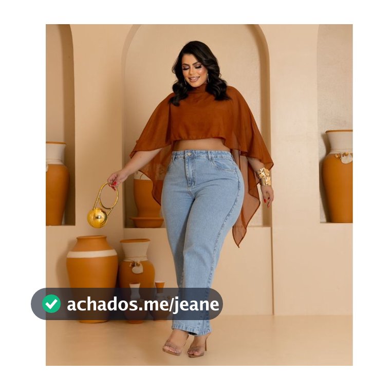 Calça Jeans Mom Feminino Plus Size Varias Cores Premium