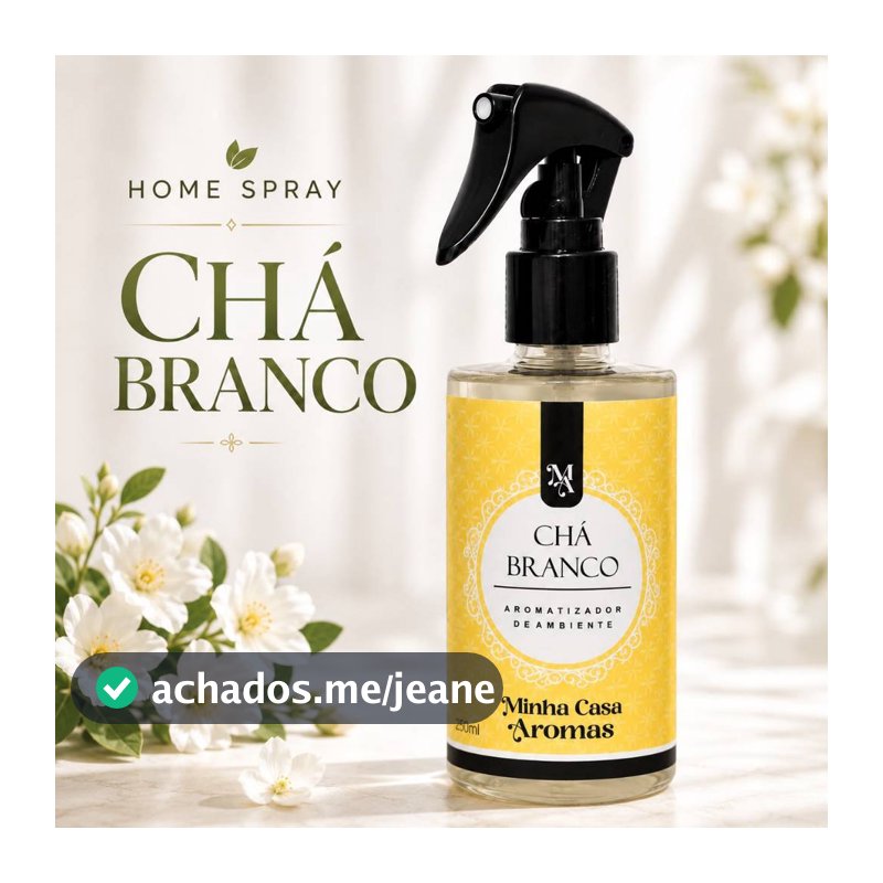 Odorizante de Ambientes e Tecidos Chá Branco 250ML