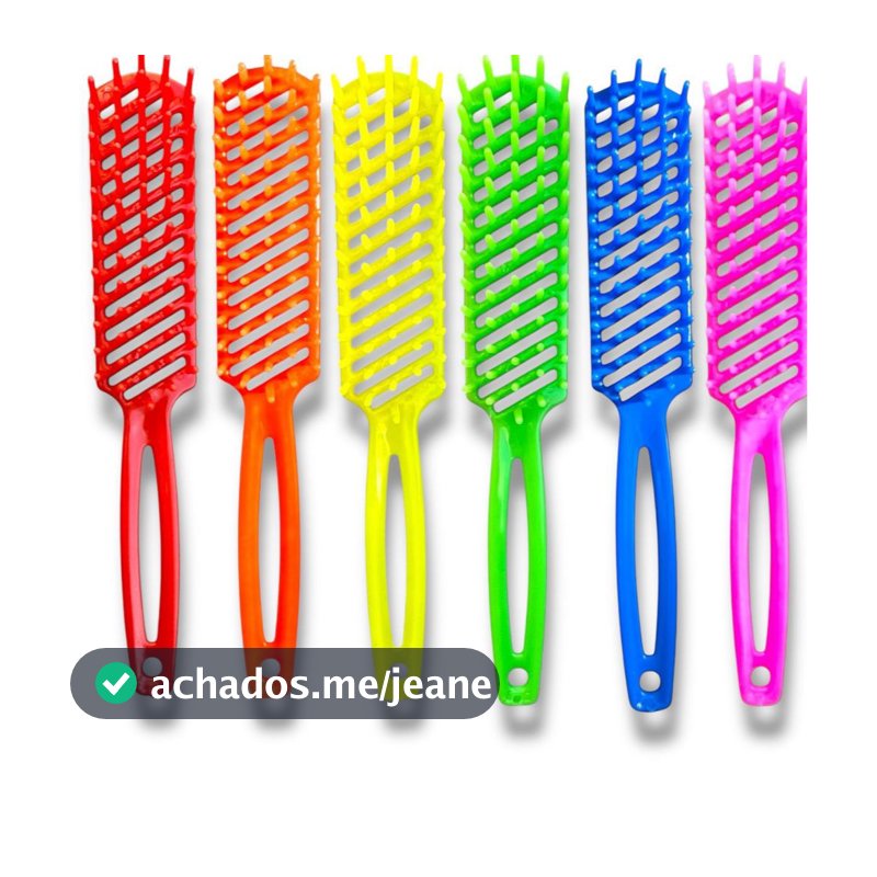 Kit 84, 72, 60, 48 ou 36 Pente Escova Reta Jacaré / Bom Para Cabeleireiro Escova Pentear Cabelos