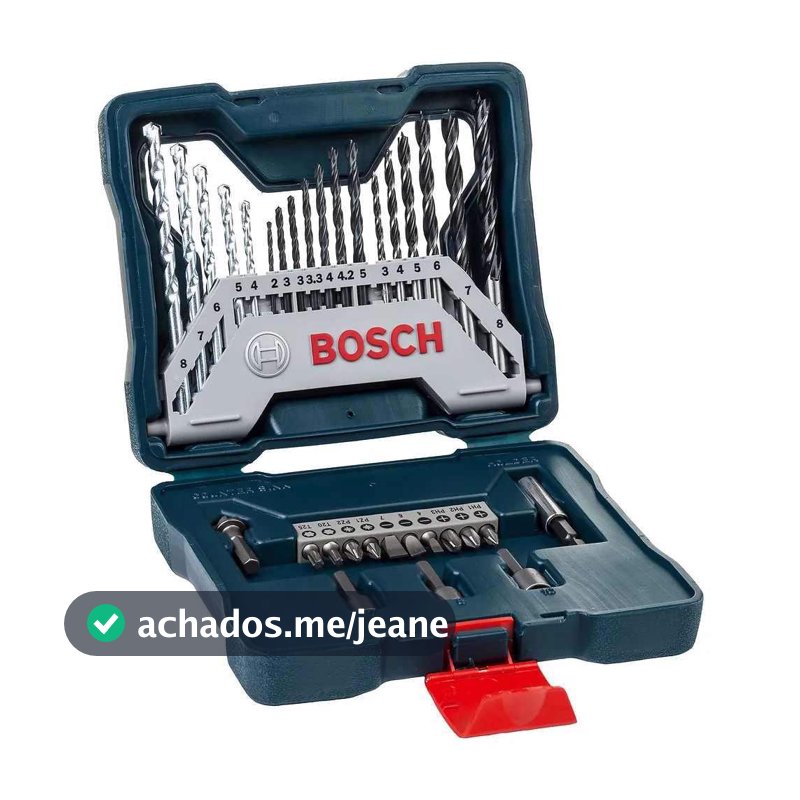 Estojo de Ferramentas e Brocas Kit com 33 Peças X-Line BOSCH