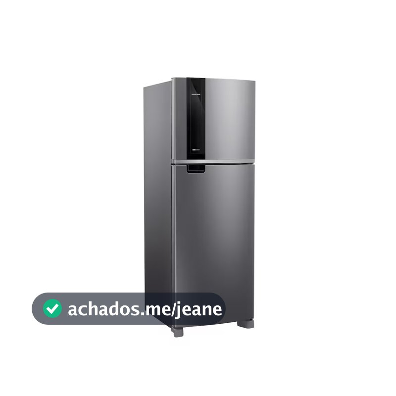 Geladeira BRM46MK 385 Litros Frost Free Duplex Painel Eletrônico Inox Brastemp