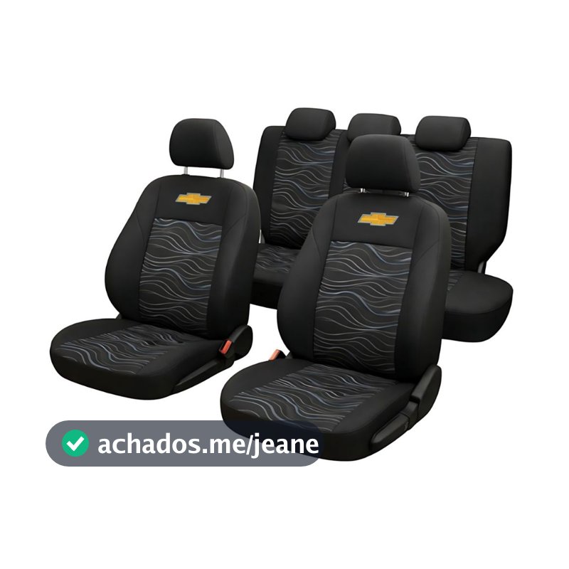 Capa de Banco Automotiva Chevrolet em Tecido Grosso – Compatível com Celta, Corsa, Montana, Corsa Pick-Up e Onix |