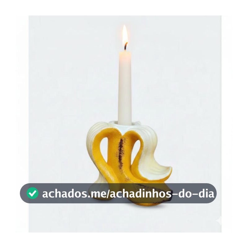 Suporte para vela palito/ castiçal /suporte criativo /cimento/ suporte de banana