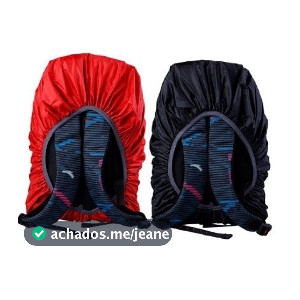 KIT 2 CAPAS DE CHUVA PARA MOCHILA IMPERMEAVEL UNIVERSAL
