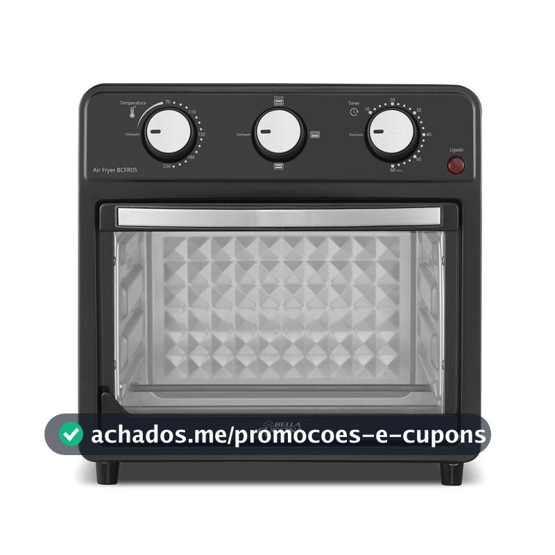 Air Fryer Oven Britânia 12L Bella Cuccina 1500W BCFR05 110V