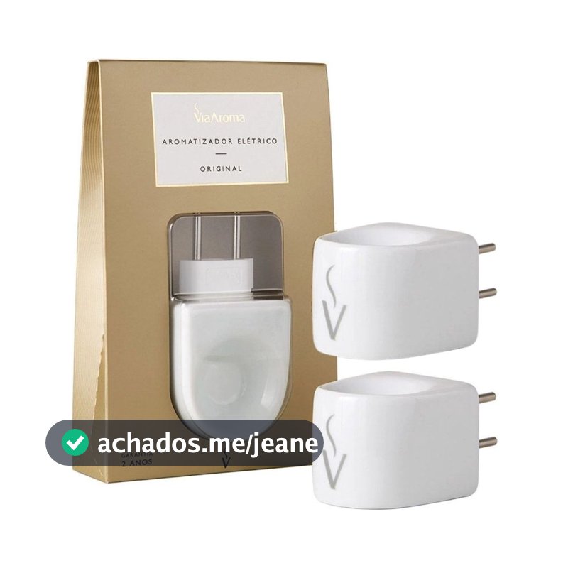Kit 2 Aromatizador Elétrico Porcelana Via Aroma