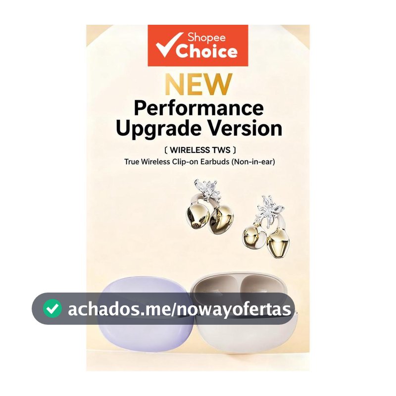 Fones de ouvido Bluetooth sem fio, fones de ouvido esportivos com clipe, fone de ouvido elegante, leve, confortável para