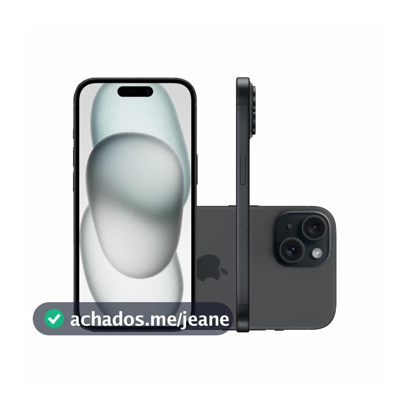 Apple iPhone 15 128GB 6GB Ram Tela 6.1'' Câmera Tripla 48Mp