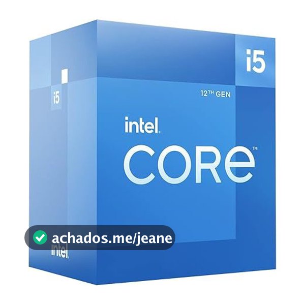 Processador Intel Core i5-12400 2.5 GHz (Turbo 4.4 GHZ)