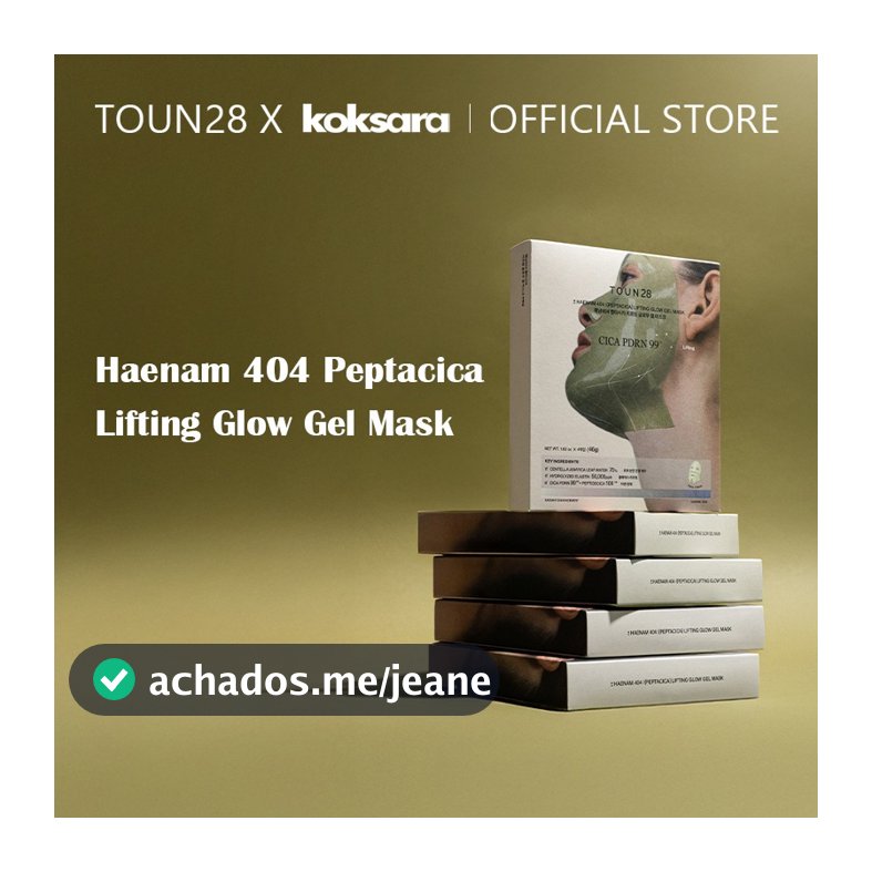 [OFFICIAL] TOUN28 Haenam 404 Peptacica Lifting Glow Gel Mask 46g 1 Sheet • 4 Sheets