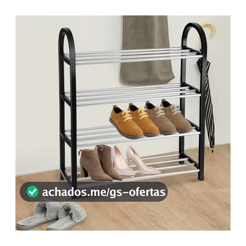 Sapateira Organizador Prateleira De Sapatos Tênis 8 Pares Desmontável Portátil