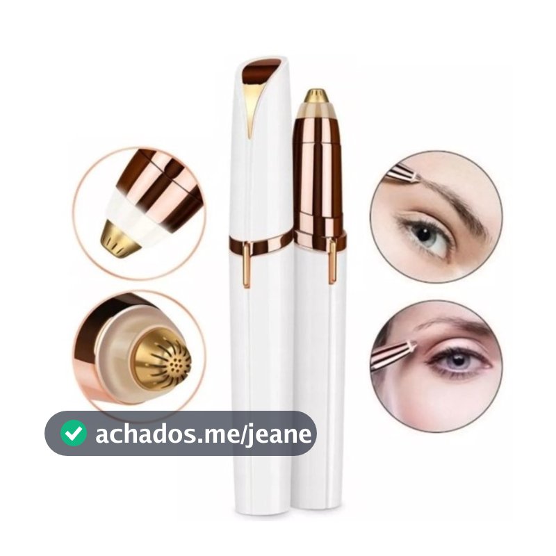 Depiladora Caneta Aparadora De Sobrancelha Rosto Portátil Elétrico Recarregável