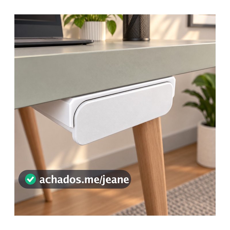 Gaveta Organizadora para Mesa Escritório Porta Objetos