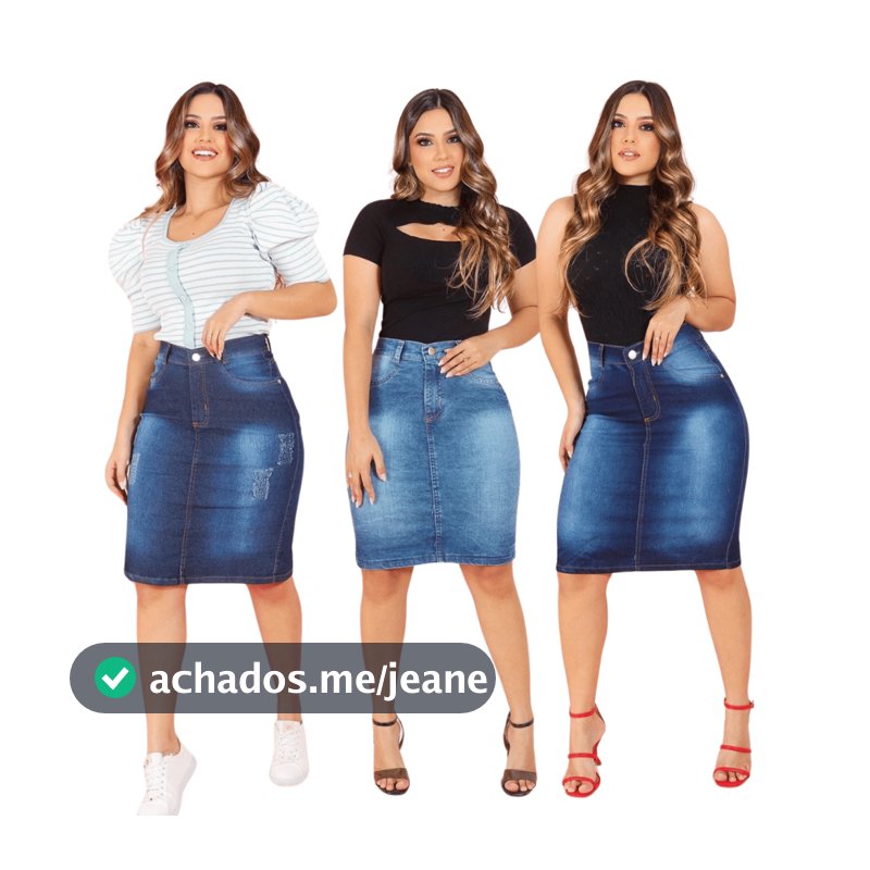 Saia Jeans Evangélica Longa Rodada, Moda Evangélica Que Valoriza O Estilo Com Conforto