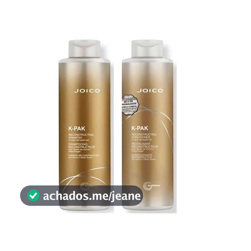 Kit Joico K-PAK To Repair Damage - Shampoo 1L e Condicionador 1 L