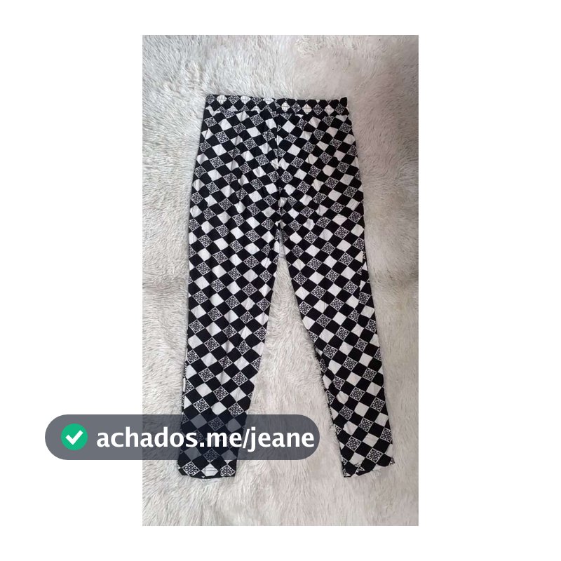 Calça de Malha Estampada Feminina 008