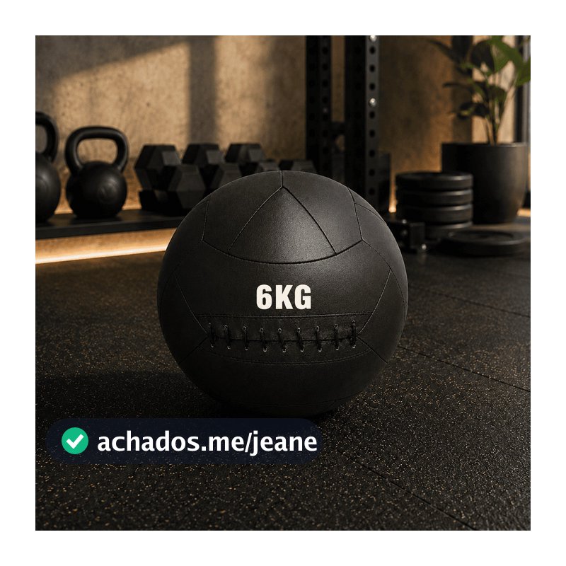Bola Medicine Wall Ball Profissional Reforçada Treino Funcional Crossfit Condicionamento Força