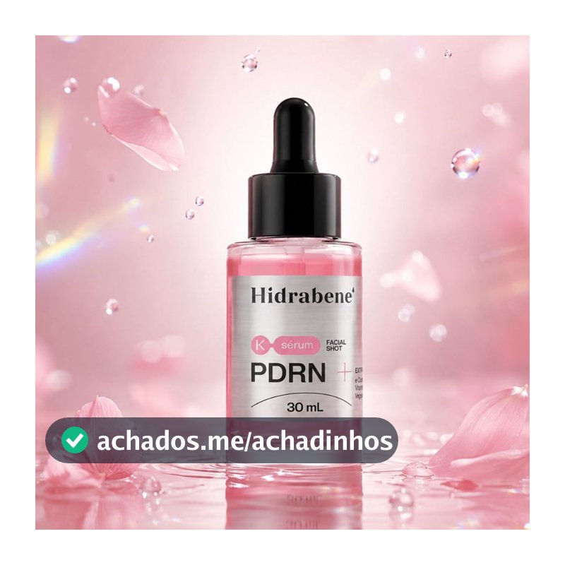 Sérum Facial PDRN Renovação e Firmeza Booster Coreano Shot PDRN com 700 Peptídeos Bioativos