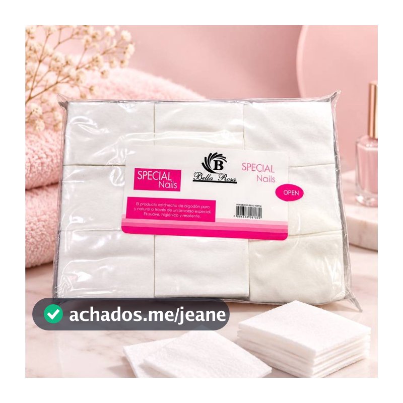Algodão Prensado 100% Natural Nail Wipes 1000 Unidades Remoção Esmaltes Gel UV Higiênico