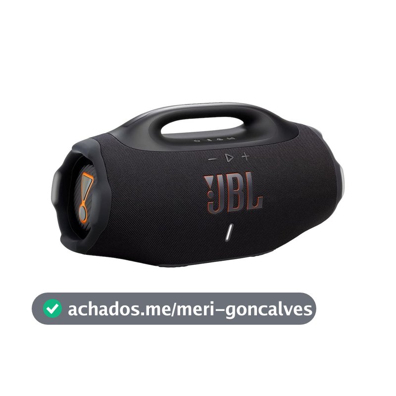 Caixa de Som JBL Boombox 4 210W Bluetooth IP68 Bateria 34h Preto