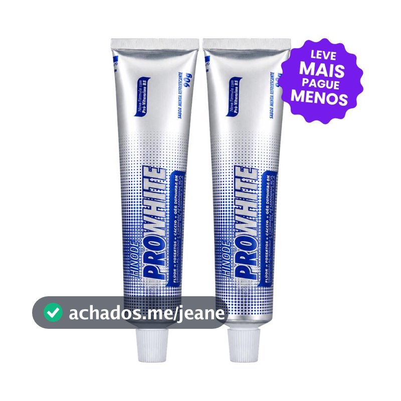 Kit 2 Gel Dental Clareador Pro White 90g