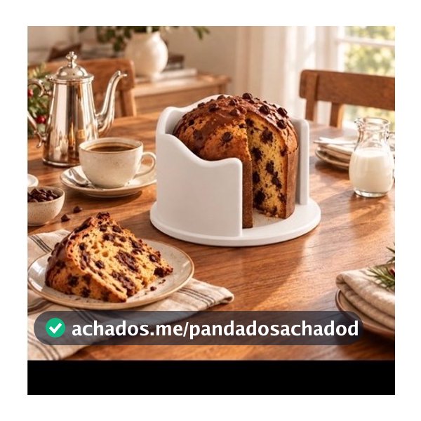 Porta Panetone Natalino Exclusivo Duna | Decoração de Natal 3D