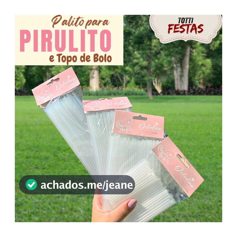 9/14/20/28cm Palito Para Pirulito e Topo de Bolo Cristal Transparente 4 tamanhos 9/14/20/28cm