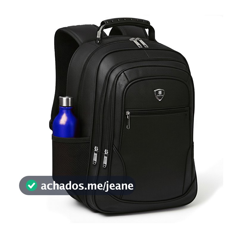 Mochila Reforçada Masculina Faculdade Impermeável Resistente Grande Trabalho Escolar