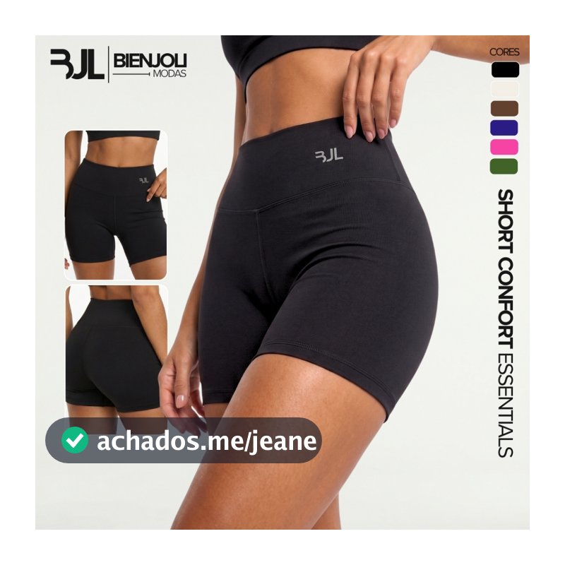 Short Fitness Feminino ZERO TRANSPARÊNCIA Academia Suplex Premium Corrida Treino Musculação Crossfit