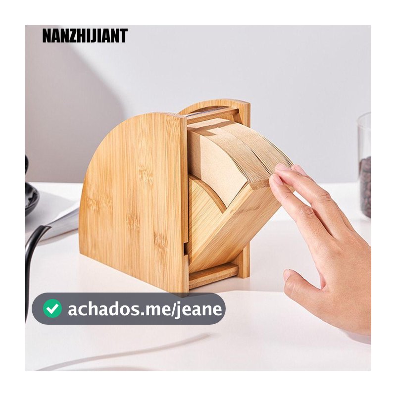 Suporte De Papel Para Filtro De Café NANZHIJIANT , Caixa De À Prova De Poeira Em Forma De Leque , Grande Capacidade